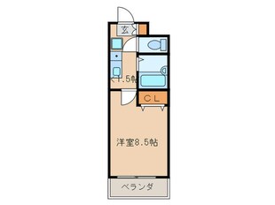 サンハイツ城西の物件間取画像